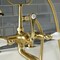 Kingston Brass AE205T7 7-Inch Tub Faucet with Hand Shower, Brushed Brass AE205T7 - alternate 3